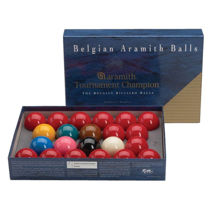 Aramith Tournament Champion Snooker Ball Set – 2 1/16" (22 Balls)