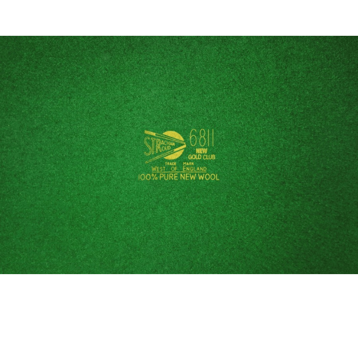Snooker New Club 28 oz Wool Cloth – Fits 10‑ft & 12‑ft Snooker Tables - English Green