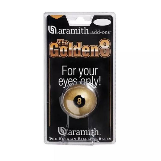 Aramith Golden 8 Ball AR1022 – 2 1/4" Regulation Size Phenolic Resin Pool Ball