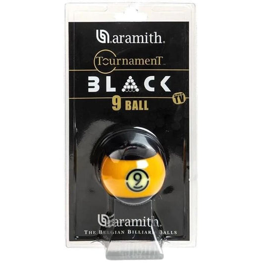 Aramith Tournament Black 9 Ball – Replacement 2 1/4"