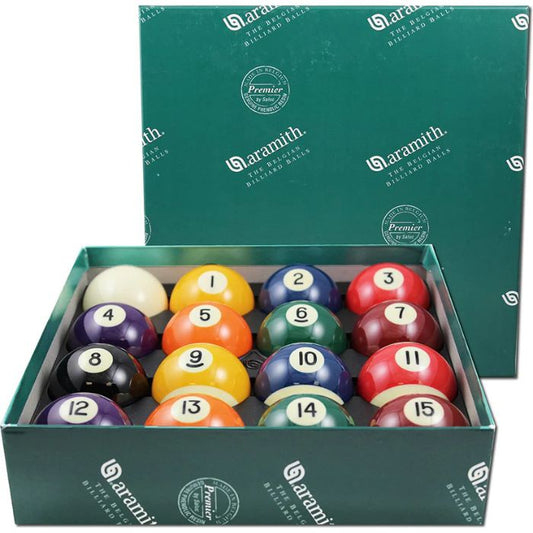 Aramith Premier Pool Ball Set AR1042 – Complete 2 1/4" Regulation Size Billiard Balls