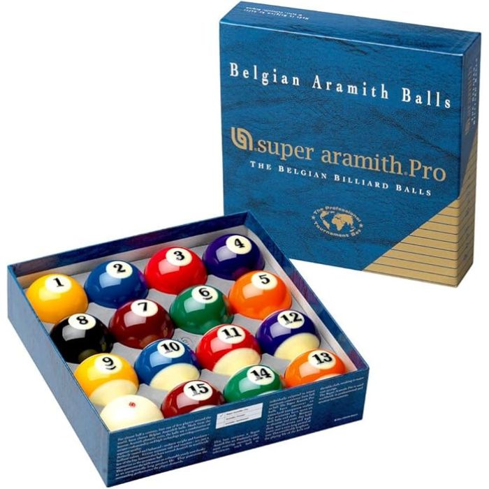 Aramith Super Pro Billiard Pool Ball Set (AR1039) – Professional 2 1/4"