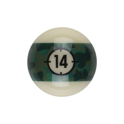 Aramith Camouflage Pool Balls – 2 1/4" Individual Balls