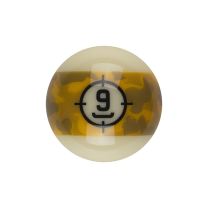 Aramith Camouflage Pool Balls – 2 1/4" Individual Balls