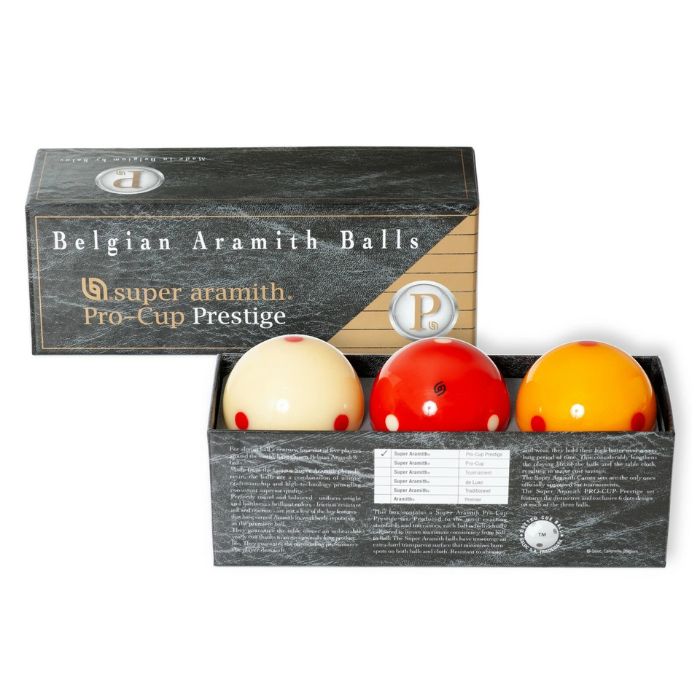 Carom Super Aramith Pro-Cup Prestige Set AR1069 – 61.5 mm