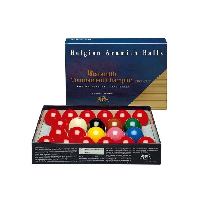 Aramith Tournament Champion Pro Cup Snooker Ball Set – 2 1/16" (22 Balls)