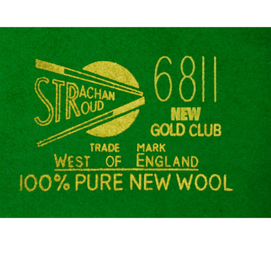 Strachan Snooker Cloth 6811 New Club 30 oz English Green