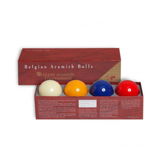 Aramith Super Tournament Carom Ball Set – 61.5mm (4 Balls)